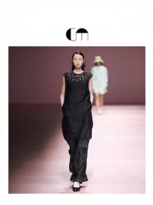 Show Matching Designer Piece Embroidered Silk Dress