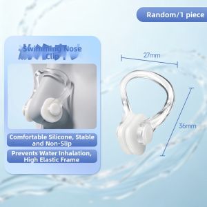 GUOQI | Swimming Nose Clip for Adults and Kids Preventing Water Inhalation