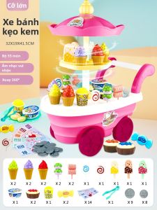 LELEMAO | Bộ Đồ Chơi Xe Bán Kem Giáo Dục Cho Trẻ Em