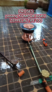 ZEPPELIN HP100 Kompor Gas Semawar Bertekanan Tinggi Bergranasi SNI BONUS SELANG GAS