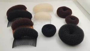 14cm Large Donut Fluffy Ball Princess Hairstyle Personalized Multifu Headwear Salon Styling Tool Womens Accessories Scrunchie