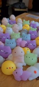 ✨ Mochi Squishy Pinch Token Giveaway Siopao Fidget Toys Mini Animals Educational Toys Chick Bear Panda Kitty Seal Kawaii Japanese Toys Stretchy Piggy Squirrel Hearts Christmas Birthday