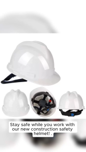 Safety Helmet for Construction Sites Thickened ABS Construction Helmet Breathable Design for Railway & Building Projects Essential for Worker Safety
