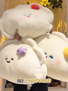 40cm หมอนตุ๊กตาเกี๊ยวสีเขียวน่ารัก หมอนนอน หมอนงีบ ของขวัญวันเกิด ของเล่นตุ๊กตา