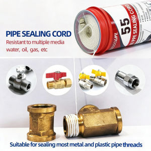 160-Meter Sealing Tape: Anti-Loosening Leak-Proof Heat-Resistant Adjustable Nylon Fiber Sealing Tape