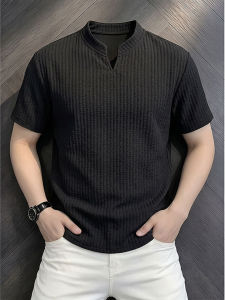 V-neck Quick-dry Breathable Ice-silk T-Shirt