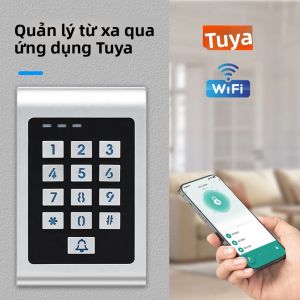 Bàn Phím Điều Khiển Truy Cập Bằng Kim Loại Tuya WIFI Chống Nước Điều Khiển Bằng Ứng Dụng Điện Tử Khóa Điện Chính Với Chế Độ Khóa An Toàn Để Mở Cửa