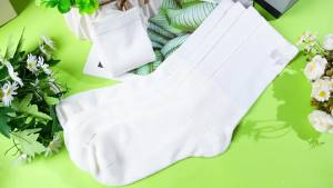 4 Pairs Cotton Soft Eczema Socks: Hydrating Moisturizing Therapy & Non-Itch Relief