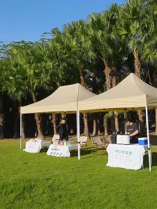 เต็นท์พับหนา 1600D ป้องกันน้ำ โครงเหล็กหนาพิเศษ สำหรับตลาดนัด/กิจกรรมกลางแจ้ง