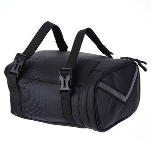 Bicycle Back Seat Bag Waterproof Motorcycle Tail Rack Bag Adjustable Bike Rear Seat Saddle Pouch for Motorcycle Electric Bicycle