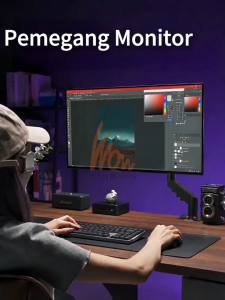 Monitor Arm Desktop Mount Stand 17–32 Inch Bearing 2-9kg Multi-Direction Gas Spring Adjustable Monitor Bracket Monitor Arm Mount