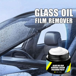Car Glass Polishing Paste Windshield Oil Film & Oxidation Removal Long-Lasting Hydrophobic Water Repellent Anti Rain Polish Kit