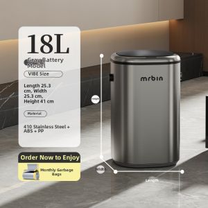 MR.Bin | Smart Auto-Sensing Trash Can Large Capacity