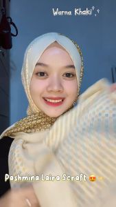 LADY HIJAB PASHMINA LAIRA SCARF | PREMIUM QUALITY