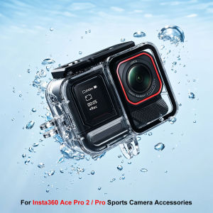 45M Waterproof Dive Case For Insta 360 Ace Pro/Ace Pro 2 Anti-Scratch Protective Housing Shell Sports Camera Accessories