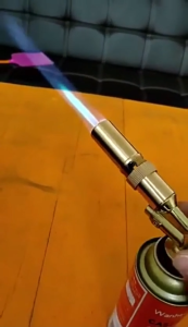 911 Full Copper Butane Torch Adjustable Torch Burner for Culinary BBQ Baking Cooking and Soldering