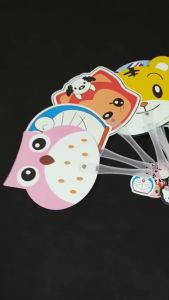 Quạt cầm tay B54 hoạt hình tiện lợi - nhiều mẫu dễ thương tinh nghịch TTNTB54