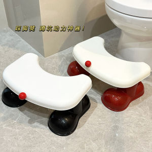 New Cartoon Big Foot Stool Home Use Slip Resistant Footrest Living Room Baby Stool Toilet Toilet Mat Foot Stool