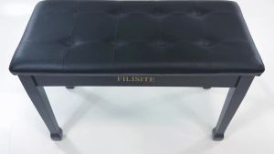 Bansid Piano Bench with Padded Cushion and Music Book Storage CompartmentPU Leather Padded Keyboard Seat