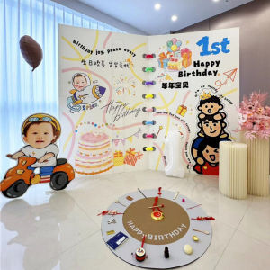 QIANHUAJIAN | Birthday Party Decoration Backdrop