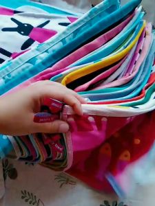 ผ้าฝ้าย ผ้าเช็ดมือ เช็ดจาน โต๊ะ เช็ดอเนกประสงค์ ทำความสะอาด conton 100 % ขนาด M+ 34*40 ซม.(ผ้าv)