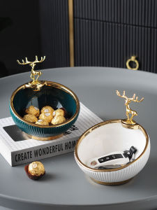 Goldeer Storage Ceramic Ornaments Creative Living Room Home Decorations Modern Simple Hallway Shoe Cabinet Entry Door Key