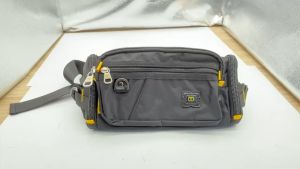 TOUCH กระเป๋าคาดเอว+คาดอก ขนาดยาว 32 ซม.รุ่นใหญ่มีช่องซิป 6 ช่อง พร้อมห่วงห้อยกุญแจ เนื้อผ้าลื่นอย่างหนา หัวซิปโลหะแข็งแรง ปรับสายได้ 52 #6552