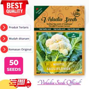 [Virladia Seeds] Biji Benih tanaman kembang kol putih
