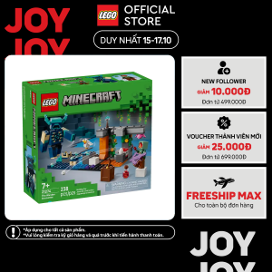LEGO MINECRAFT 21274 Đồ Chơi Lắp Ráp Cuộc Chạm Trán Warden (238 chi tiết)