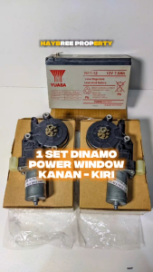 Dinamo DC Power Window DENSO 12V OEM Buka Tutup Kaca Mobil Lebih Kuat dan Halus 1Sett Kanan-Kiri