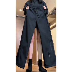 Quần Dài Nam Chống Thấm Nước Chống Thấm Mưa Quần Leo Núi Ngoài Trời Mùa Xuân Thu Quần Dài Ống Đứng Phong Cách Mỹ Công Sở