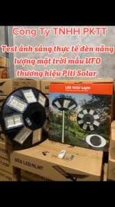 Đèn năng lượng mặt trời PITI Solar mẫu UFO 400w