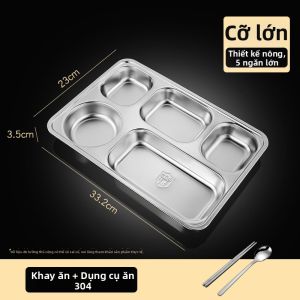 BAICHANG | Đĩa Ăn Inox 304 Chất Lượng Thực Phẩm