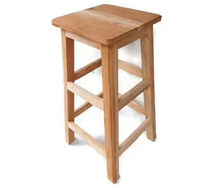 READY STOK Kursi Cafe Tinggi 75 cm Minimalis Kursi Bar Kursi Bangku Kayu Murah