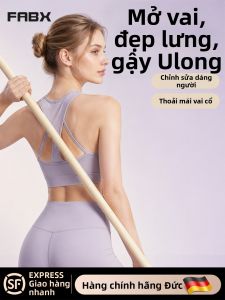 FABX | Body Posture Fitness Stretching Wooden Rod