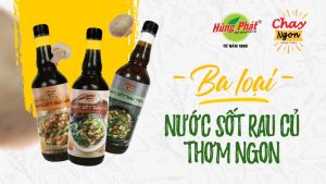 Nước Sốt Rau Củ Chay Ngon Dùng Nêm Nếm Các Món Xào Tiện Lợi Đủ Dinh Dưỡng Chai 500ml - Thương Hiệu Hùng Phát