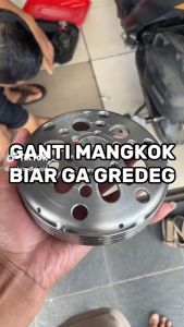Mangkok Ganda Custom PCX Vario 160 Vario 125 150 cc Kampas Ganda Anti Gredeg Paket Ampuh Solusi Gredeg Matic Honda PCX 160 - Vario 160 Custom ORI - VARIO 125-150