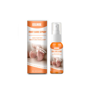 【ซื้อ 1 แถม 1】Eelhoe สเปรย์ดูแลเท้ายาขัดบำรุงผิวหนังที่ตายแล้วที่ปอกเปลือกเรียบ30มล.