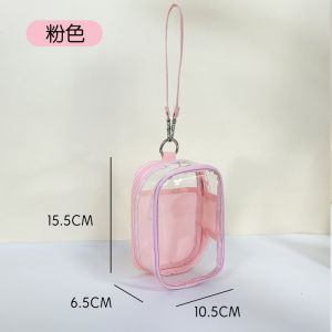 Túi Vải Bong Bóng Trong Suốt Labubu 15cm Túi Đựng Đồ Chơi Ngoài Trời Túi Đựng Đồ Chơi Mù Túi Vải Phong Cách Trẻ Trung Túi Đựng Đồ Chơi Búp Bê