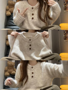 Y6Y | Áo Sweater Len Dày Thanh Lịch Form Rộng