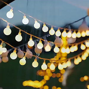 🪔Deepavali Lights Fairy String Lights 6M 40LED Warm White USB Battery Remote 8 Modes IP65 Waterproof Home Garden Decor