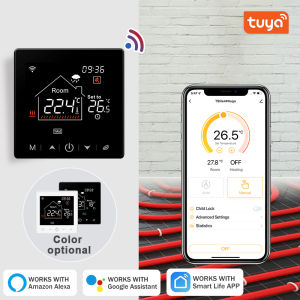 Tuya Smart Home Wifi Heating Thermostat Floor Heating Water Gas Boiler Temperature Thermoregulator Google Home Alexa Alice