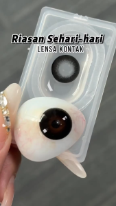 【Black Doll Eyes】Magister Softlens Minus(0.00 s/d -6.00) Softlens Mata Hitam 14mm~14.5mm Soflen Minus Soflens Lensa Kontak+Free Tempat Softlens