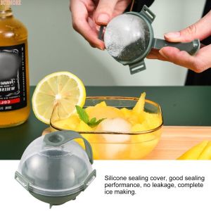 3 Pcs 5cm Big Size Ball Ice Molds Sphere Round Ball Ice Cube Makers Home and Bar Party Kitchen  DIY Ice Cream Moulds