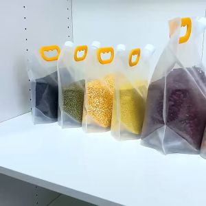Candy Online Rice Grain Storage Sealed Bag Moisture-Proof Insect-Proof Transparent Thickened Food Grade Container
