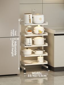 Multi-layer Kitchen Storage Rack 5 Layers
