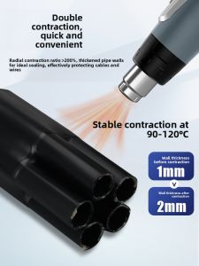 Thickened Heat Shrinkable Insulation Finger Covers for Low Voltage Cable Terminal Head Tube Accessories Two Three Four Core