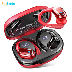 Wireless Earbuds Bluetooth 5.3 Headphones SportBluetooth Earbuds with ENC Noise Canceling MicWireless Headphones with Earhooks