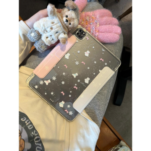 เคสiPad พับรูปตัว Y หมีน้อย Pro11 2025 Gen11 Air7 11 Gen9 ช่องใส่ปากกา เคสไอแพด Gen7 Air3 Gen8 Air3 Pro11 2025