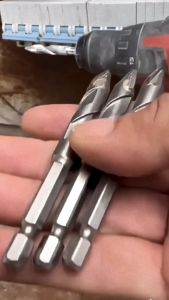 Mata Bor Beton Keramik Tembok Kaca Besi 5PCS Mata Bor Tungsten Carbide Cross Hex Tile Drill Bit 6809